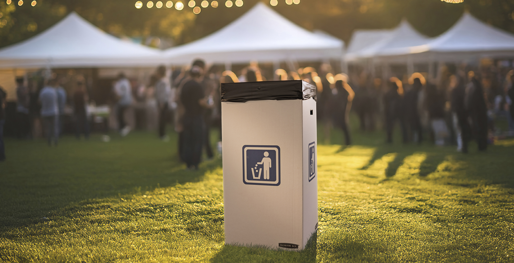 Two decorative boxes in the back of an old pickup truck