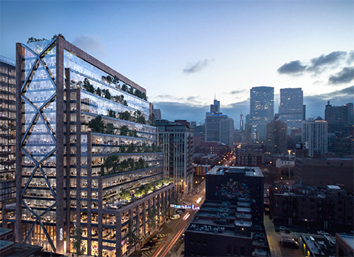 Image of Chicago City Scape with the Fulton Building in view