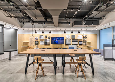 Image of a showroom office space