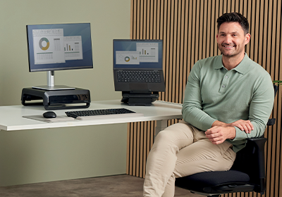 Image of a monitor stand