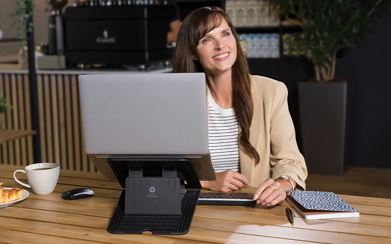 Image of a laptop stand