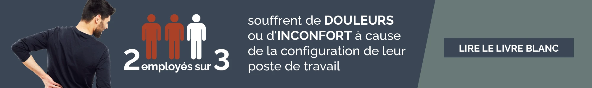 Man holding his back in pain