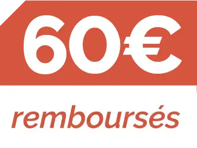 €60 Cash back offer
