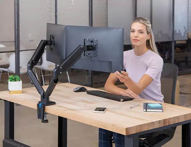 Image of a monitor arm