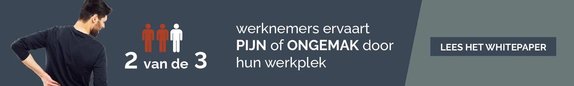 Man holding his back in pain