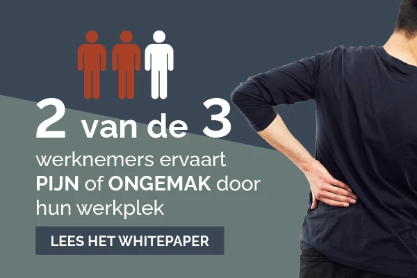 Man holding his back in pain