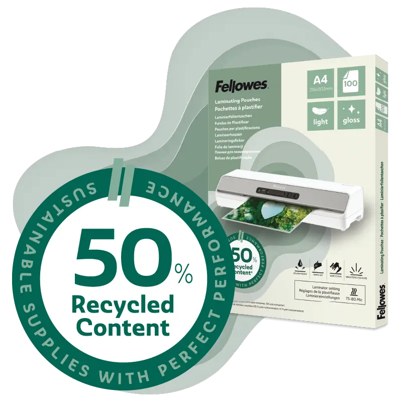 50% recycled content