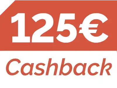 €125 Cash back offer