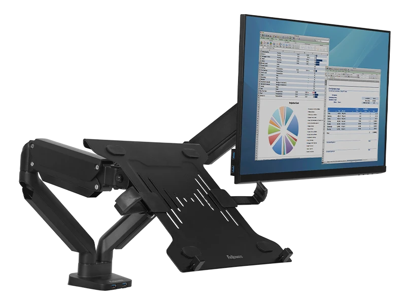 Laptopaccessoire voor monitorarm