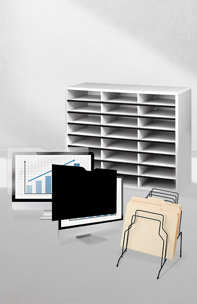 A woman working at a desk