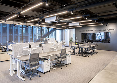 Image of a showroom office space