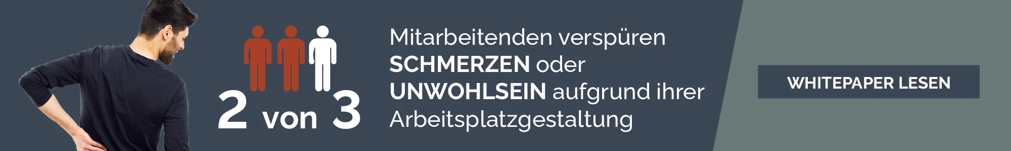 Man holding his back in pain