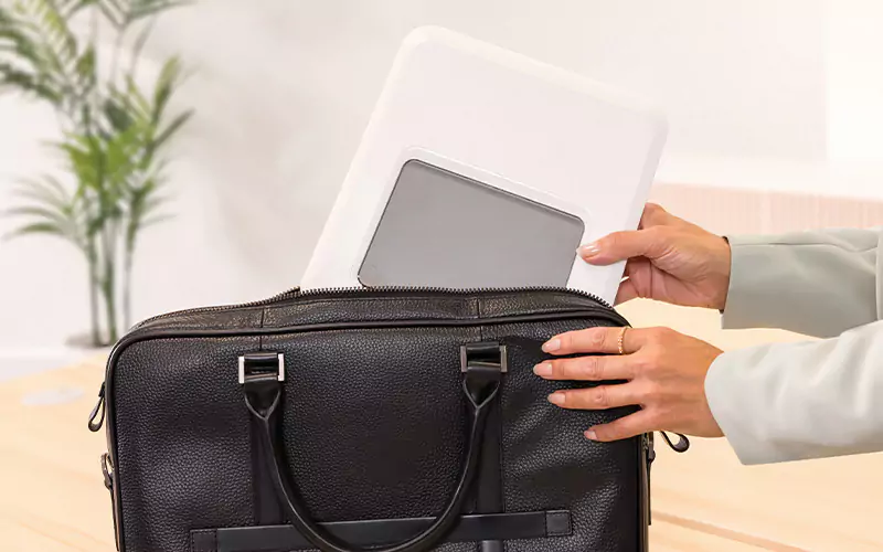 Image of a laptop stand