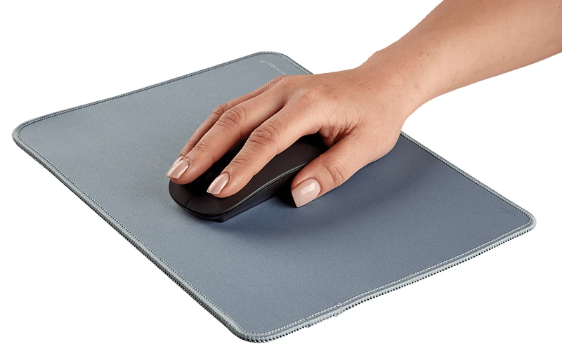 Image of a hand on a mouse mat