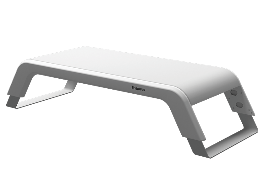 Hana White Monitor Stand