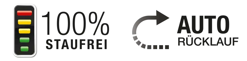 100% staufrei