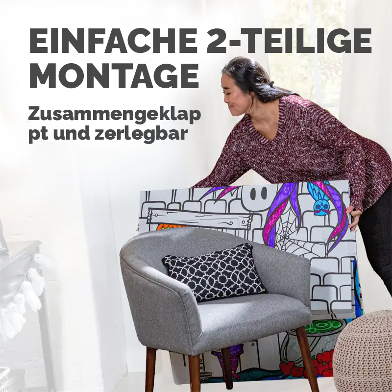 Easy 2 Piece Assembly