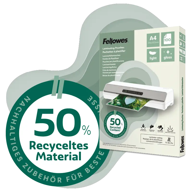 50% recycled content