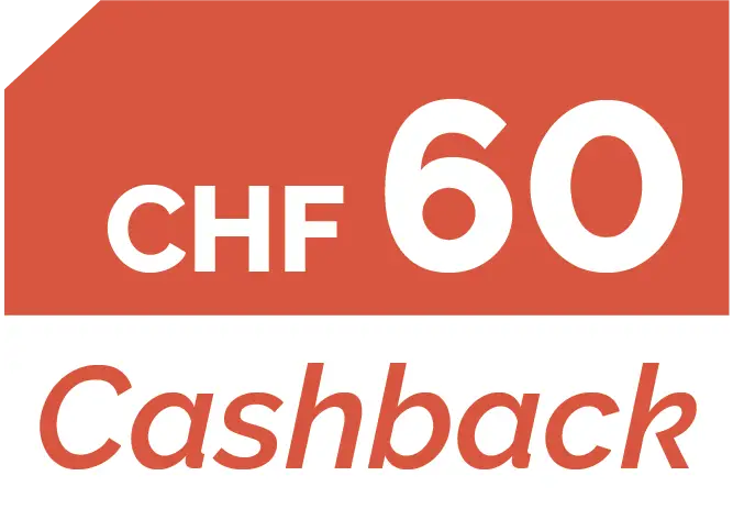 €60 Cash back offer