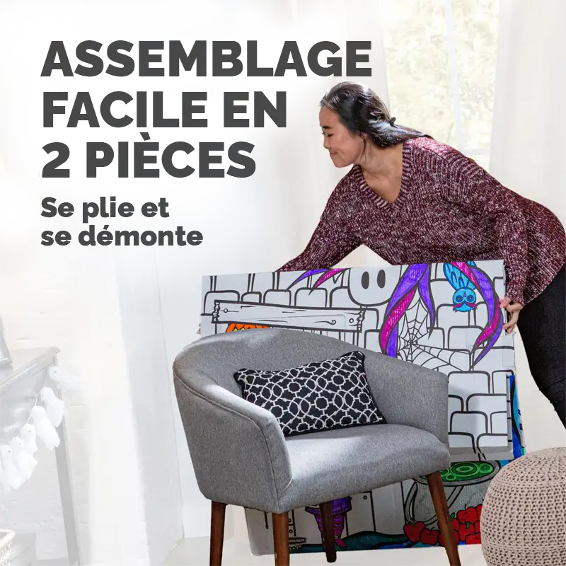 Easy 2 Piece Assembly