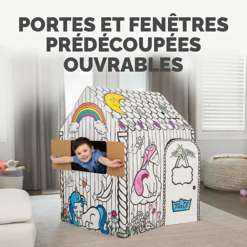 Pre-cut windows and doors