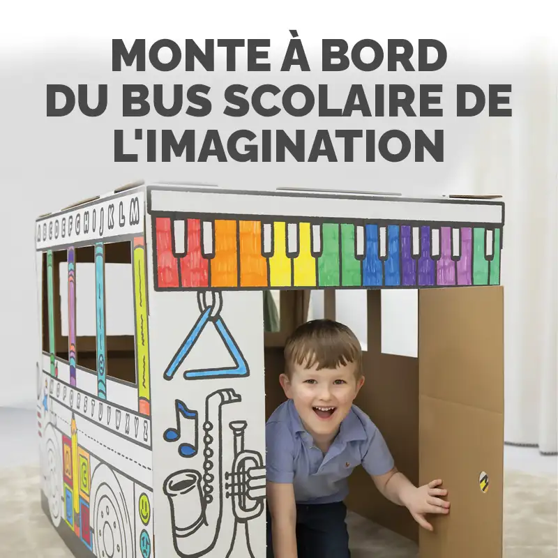 Climb aboard the imagination school bus