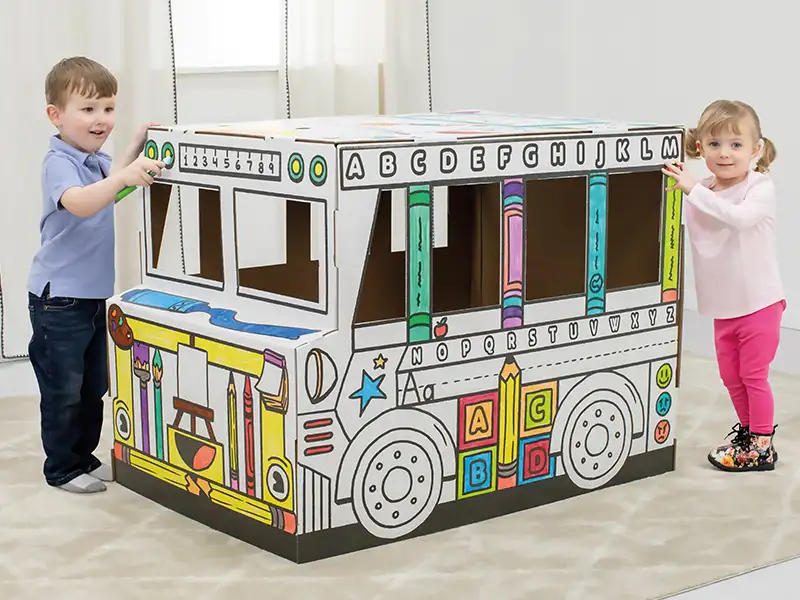 Children playing with PLAY™ car