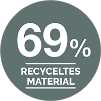 69 Percent Recycled Content Icon