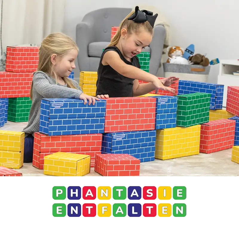 Boy and girl in Play Bus