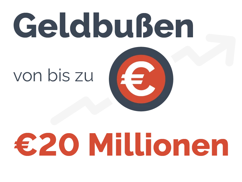 Fines - up to 20 Million Euros