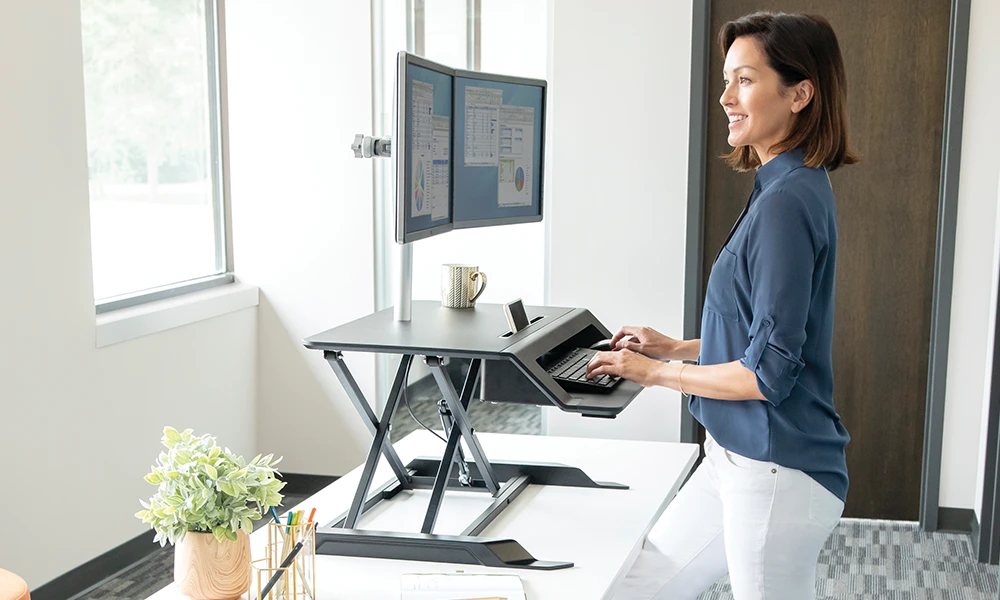 Lotus™ LT Sit Stand Workstation