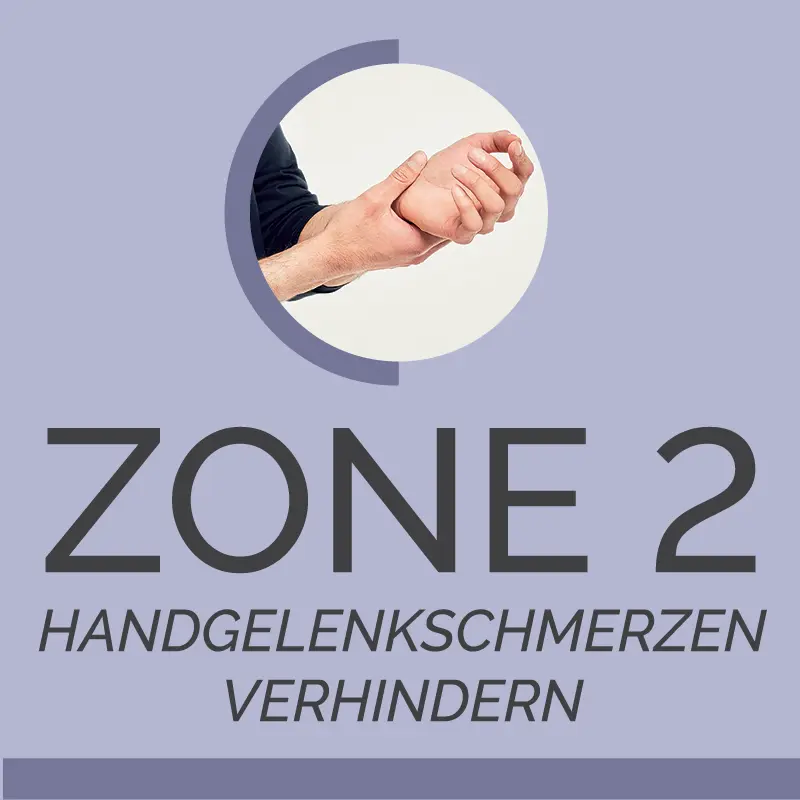 Zone 2 avoid wrist pressure