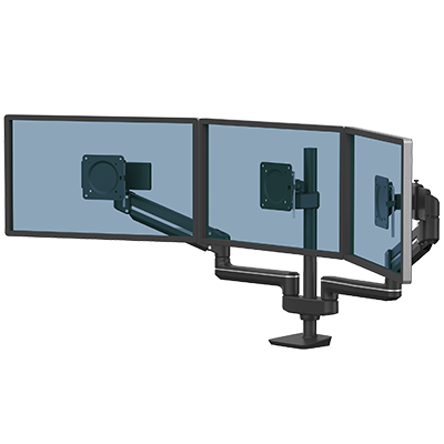 Brazos para monitor triple