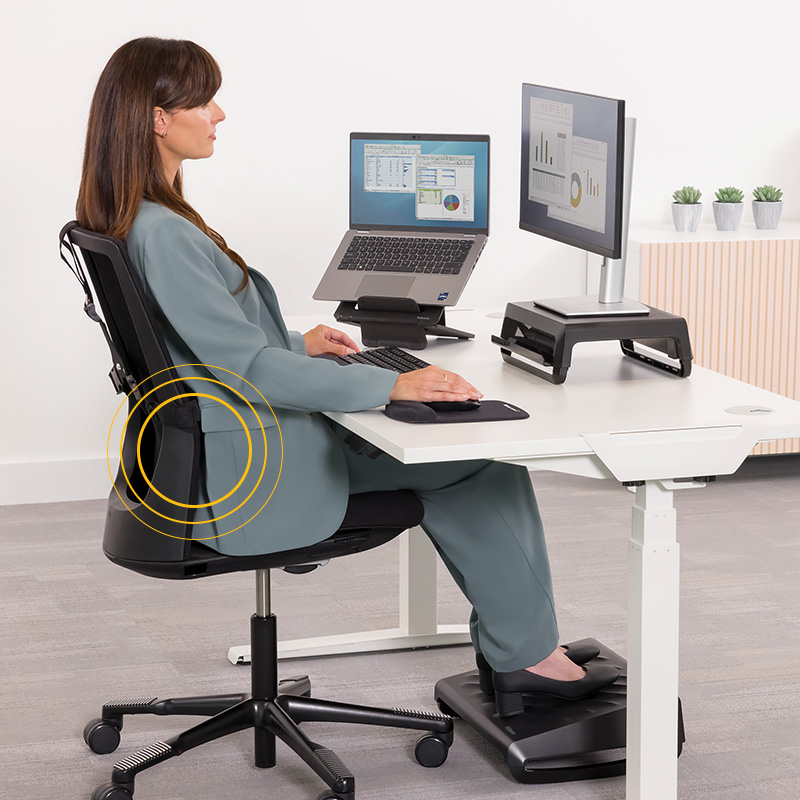 Zona lumbar apoyada
