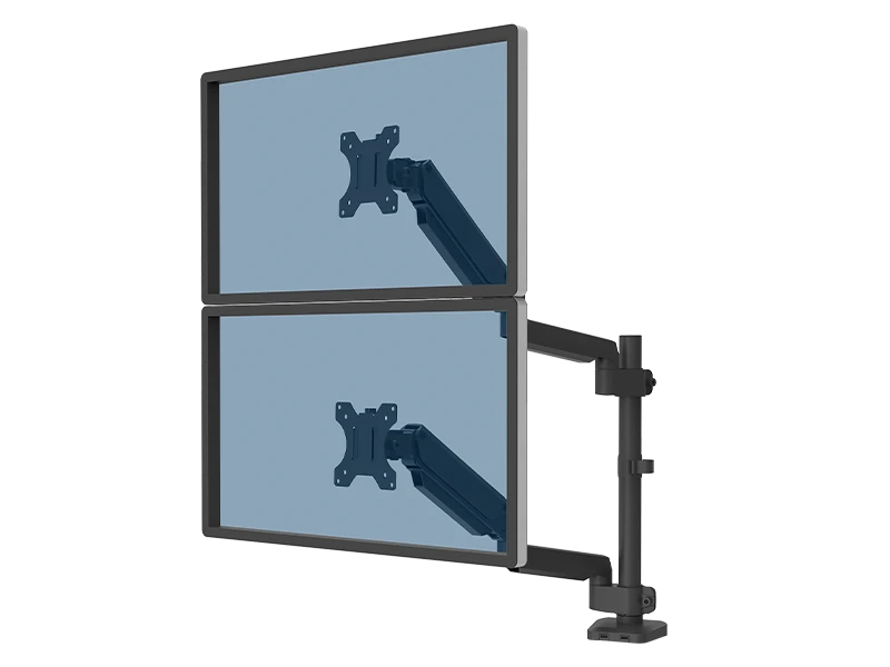 Brazo Monitor Doble Vertical Platinum Series