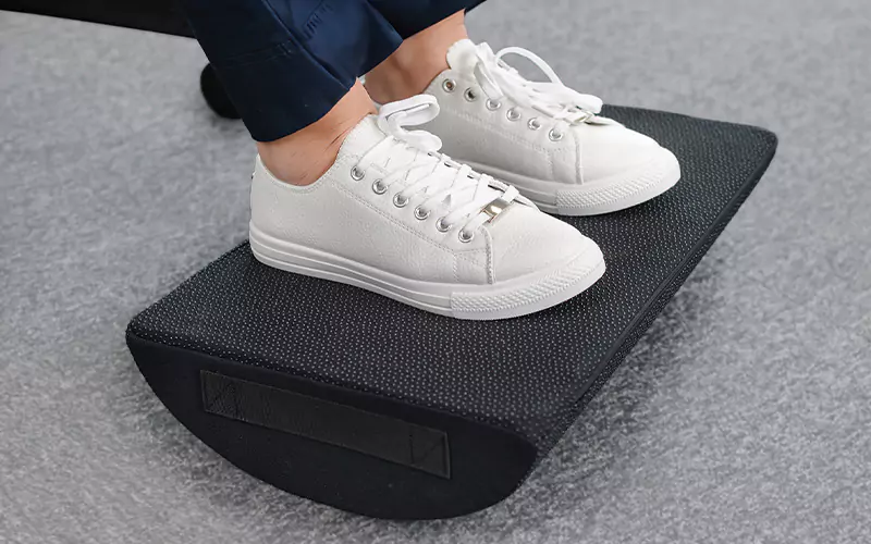 Image of a foot rest cushion