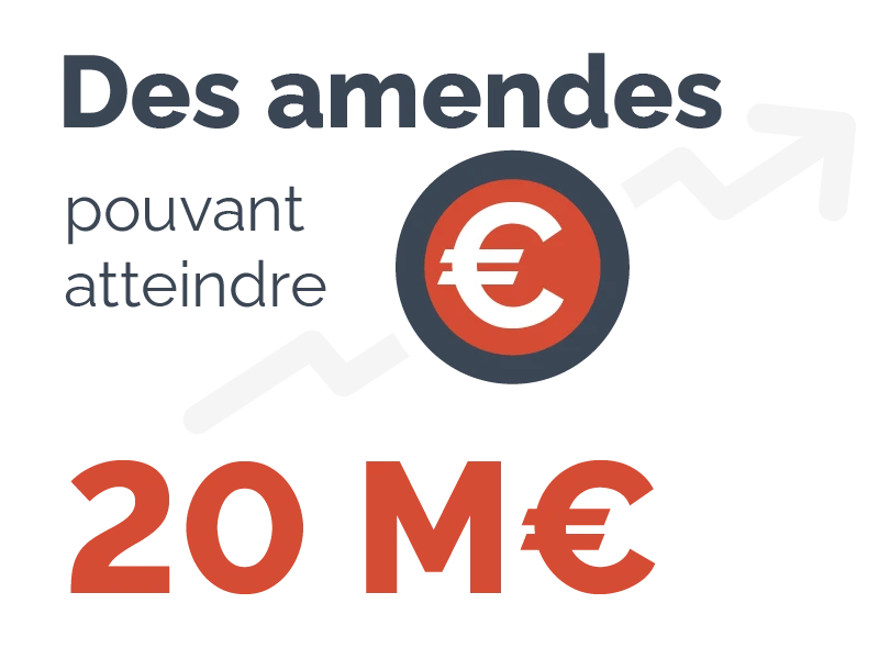 Fines - up to 20 Million Euros