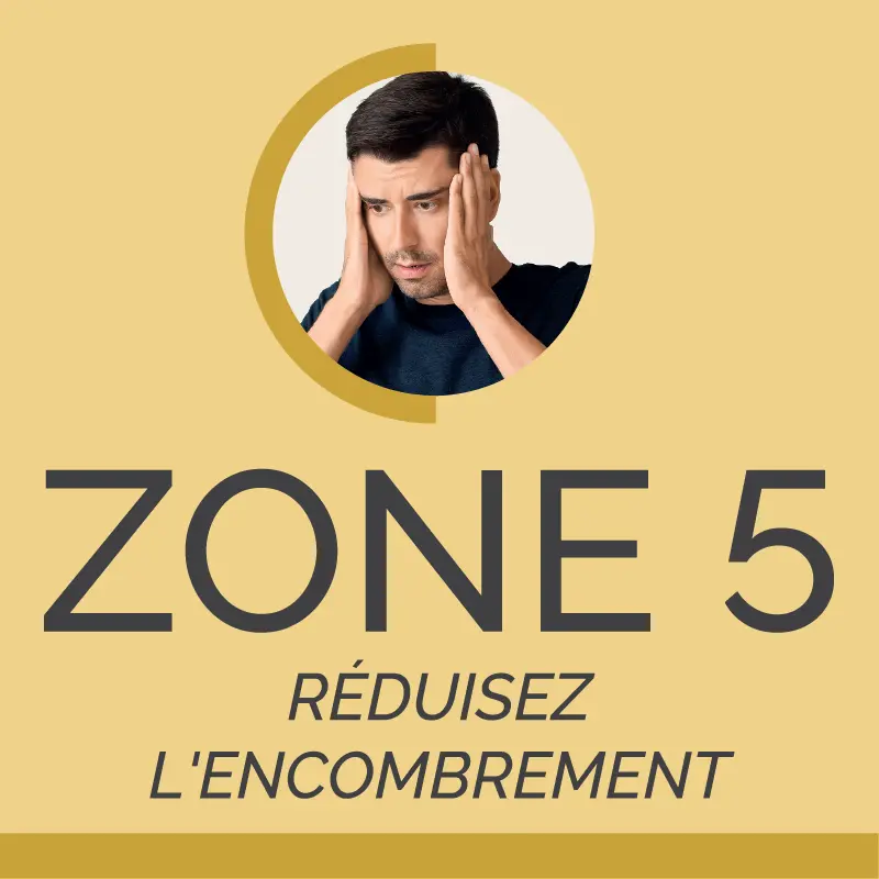 Zone 5 minimise clutter