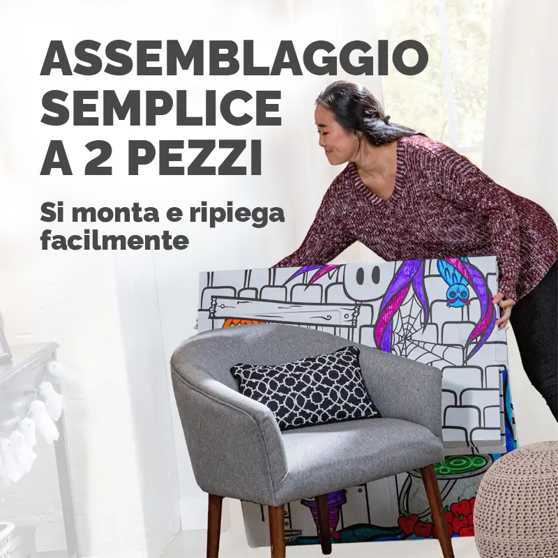 Easy 2 Piece Assembly