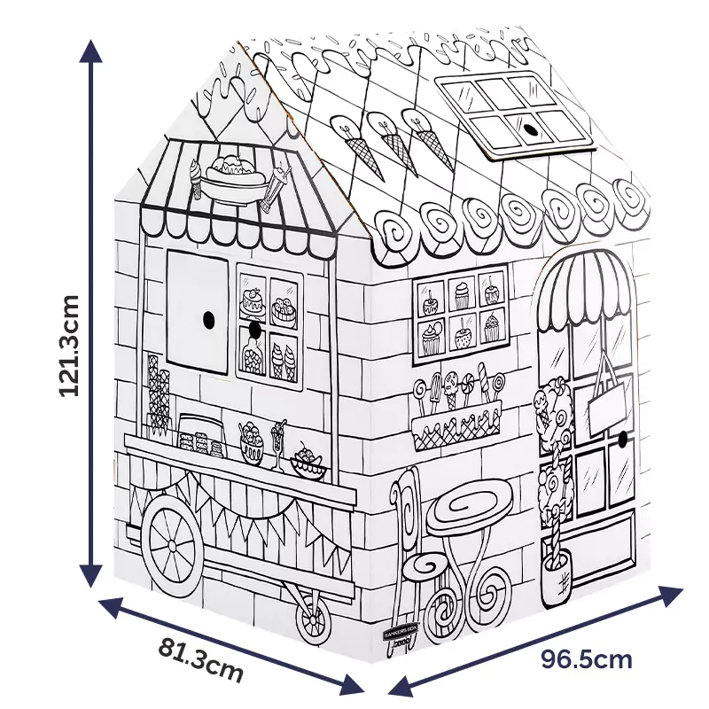 Size dimensions of Treats and Eats Playhouse