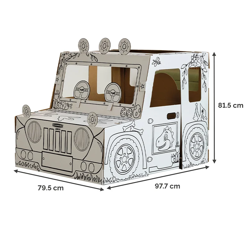 Size dimensions of Dinosaur Truck