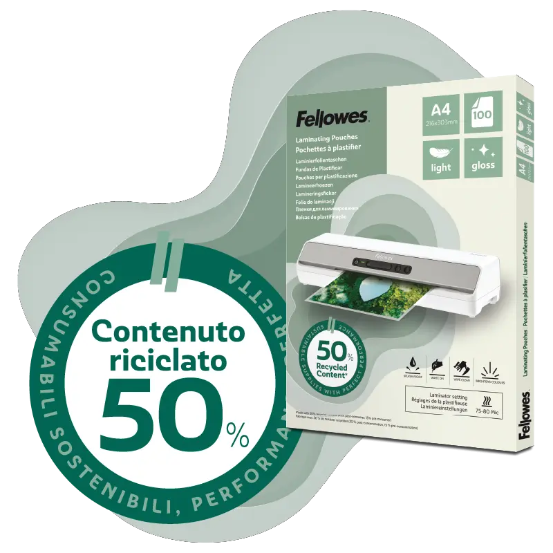 50% recycled content