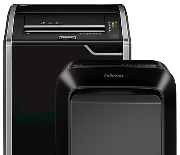 Two Shredders placed next to each other