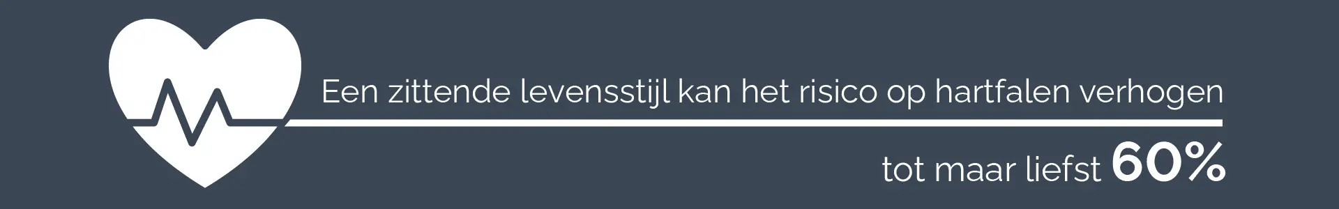 Sedentary behaviour can increase risk of heart failure by up to 60%