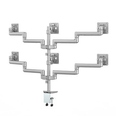 Hexa (6 skjermer) Monitorarmer