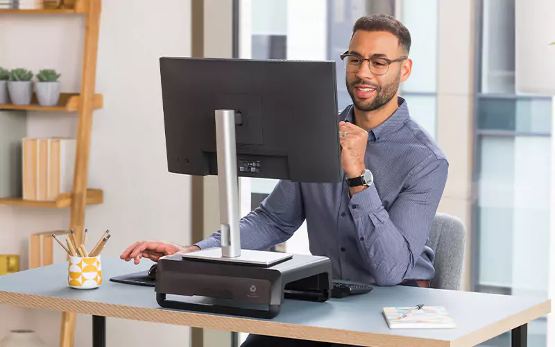 Image of a laptop stand