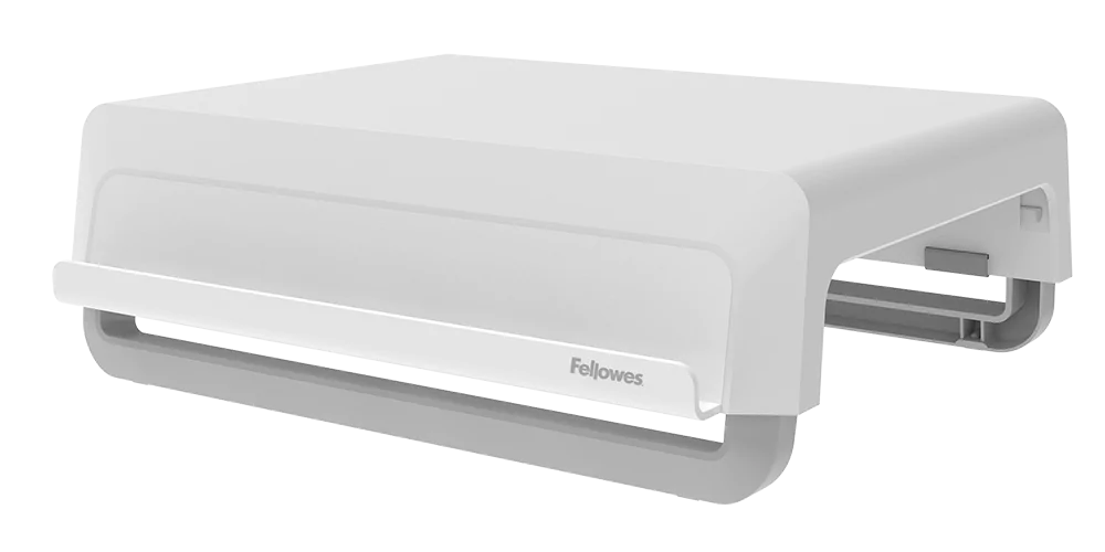 Image of a monitor stand in white