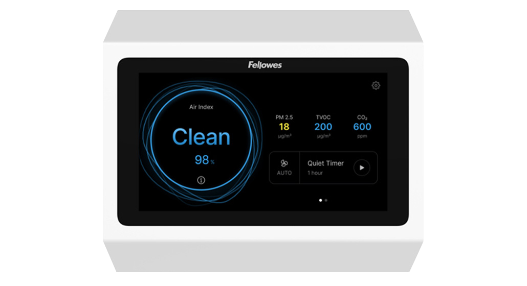 Lookout Ar Monitorização da qualidade do ar - Fellowes®