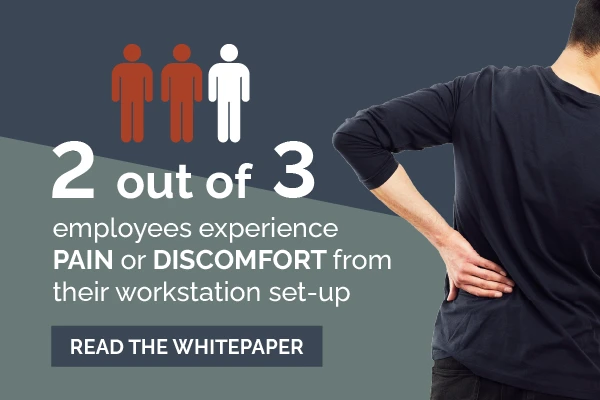 Man holding his back in pain