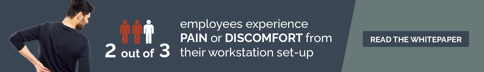 Man holding his back in pain